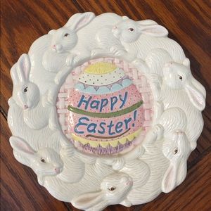 8 inch Easter canapé plate